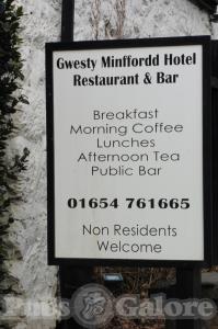 Gwesty Minffordd Hotel